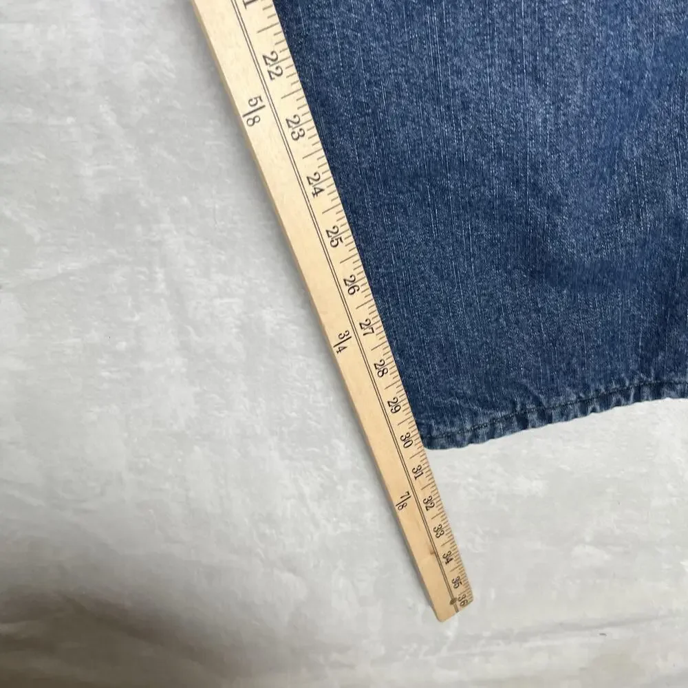 Wrangler Jeans Mens 36x30 Blue Relaxed Straight Lined Insulated Work Denim Pants